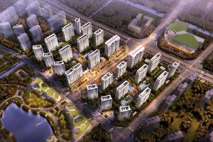 【城中村改造】上海宝山区庙行镇用地114亩容积率2.2住宅项目自持保障长租方案设计