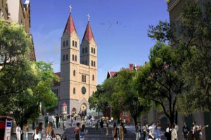 青岛中山路教堂区汇报