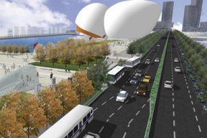 道路景观-杭州金沙大道景观设计