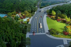 道路景观-青岛世园大道景观方案设计