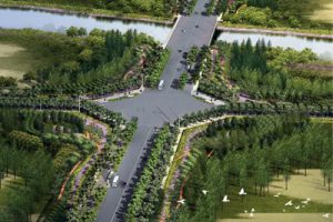 孝义市(迎宾路、府前街)道路街道风貌设计