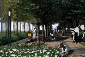 江夏五里界依托邦大道景观设计