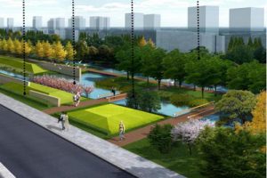 南通市通沪大道两侧景观带绿化设计