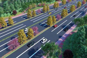 河南洛阳洛吉快速通道绿化工程设计