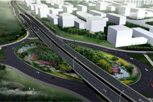 中华一路道路景观工程