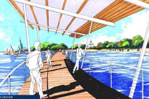 青岛开发区滨海公路唐岛湾段景观工程