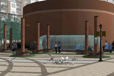 廊桥水岸景观工程方案设计（现代风格）