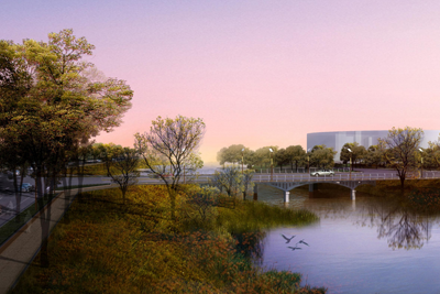 江苏睢宁县红叶路景观设计