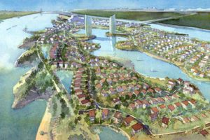 长沙月亮岛度假区景观规划设计