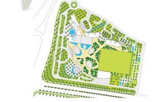 广东增城景东国际城景观方案（现代自然风格）