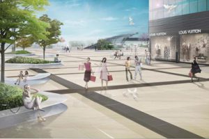 深圳福田卓越梅林中心广场景观设计方案