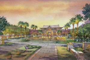 海口鸿洲新城埃德瑞皇家园林酒店景观方案设计