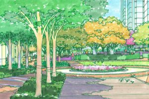 青岛海王路地块景观概念设计（新古典）