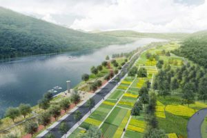 柳州莲花山风景区环江滨水大道B段景观绿化工程