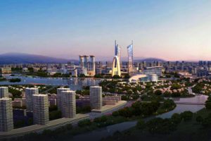 长兴西太湖科教生态城太湖新都概念规划设计