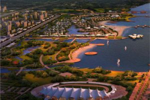 湖北梧桐湖生态创意旅游城景观体系及水系概念规划