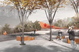 鸭池河红色美丽村庄渡口景观方案设计