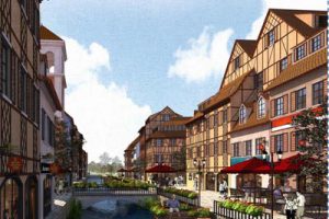 国际云裳小镇概念性总体规划与核心区城市设计