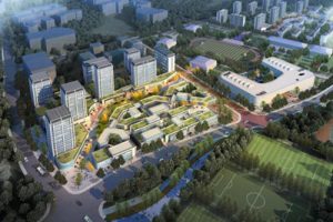 重庆市两江莱茵绿茵生活小镇总体城市设计及主要建筑概念方案设计