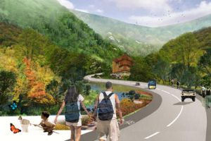 湖北武当山太极湖生态文化旅游区方案AECOM（山水、湖泊、酒店、商业）