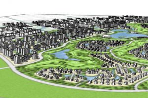 天津团泊新城2013全运申办总体框架规划