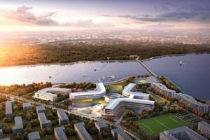 中铁世界博览城九年一贯制学校建筑方案设计