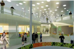 青浦某菜场中学幼儿园概念设计